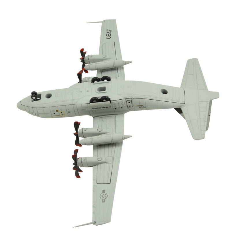 TANG DYNASTY(TM) 1:200 C-130J Hercules Military Transport Aircraft Metal Plane Model,US Air Force,Military Airplane Model,Diecast Plane,for Collecting and Gift - Image 2